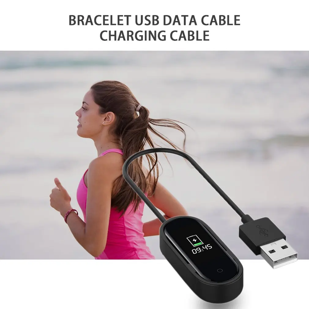 Charger Cable For Xiaomi Bracelet 4 For Mi Band 4 Cabble Usb Data Cable Charging Cable 20Cm Smart Bracelet Charging Cable