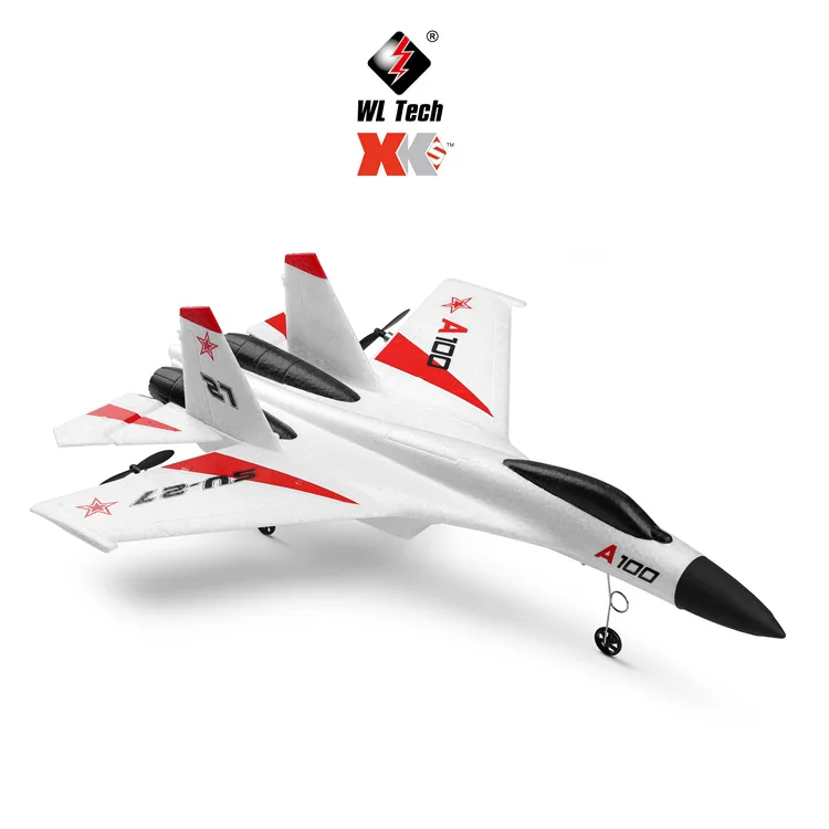 

Weili New Products Xka100 Three-Channel Fixed-Wing Glider Model Su-27 J-11 Model Airplane Training