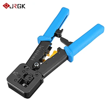 

Multi-kinetic Energy EZ Network Clamp RJ11 RJ45 6 P 8 P Network Cable Pliers Multi-function Drilling Cutter Crystal Head Frieze