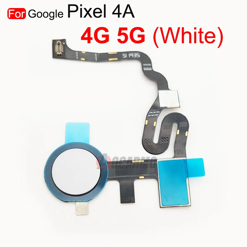 구글 픽셀 4G 5G 5A 용 지문 센서 홈 버튼 플렉스 케이블 교체 부품