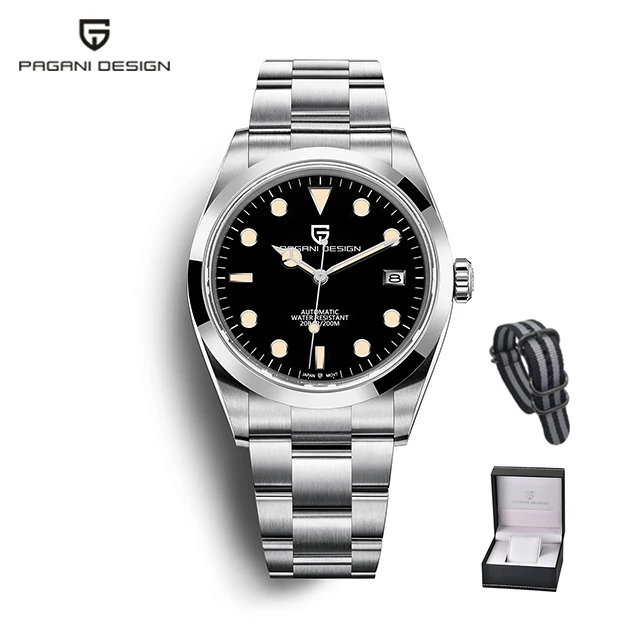 PAGANI DESIGN 2021 New Men's Automatic Mechanical Wristwatch Business Diving Men's Watch Luxury Sapphire 200M Waterproof Watches 