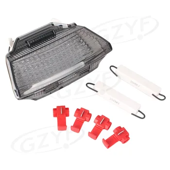 

Smoke Motorbike Turn Signal Light Turning Lamp Integrated LED Taillight For Kawasaki Ninja ZX10R ZX-10R 2010 2011 E-Mark