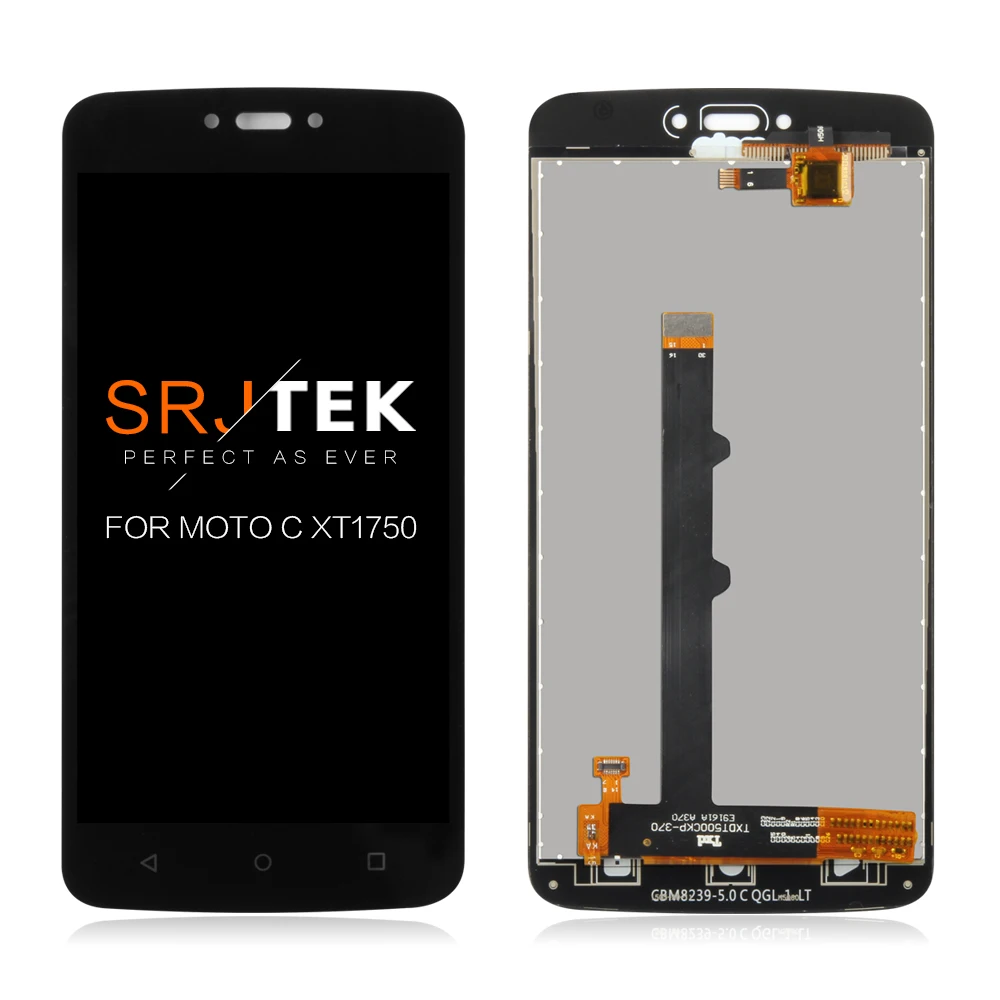 Сенсорный ЖК-экран для Motorola MOTO C XT1754 дигитайзер стеклянная панель объектива XT1750