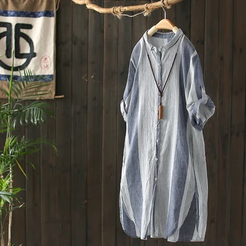 

Plus Size Women's Linen Shirt Dress Summer Sundress ZANZEA Fashion Casual Party Dress Female Turn down clollar Sarafans Vestidos