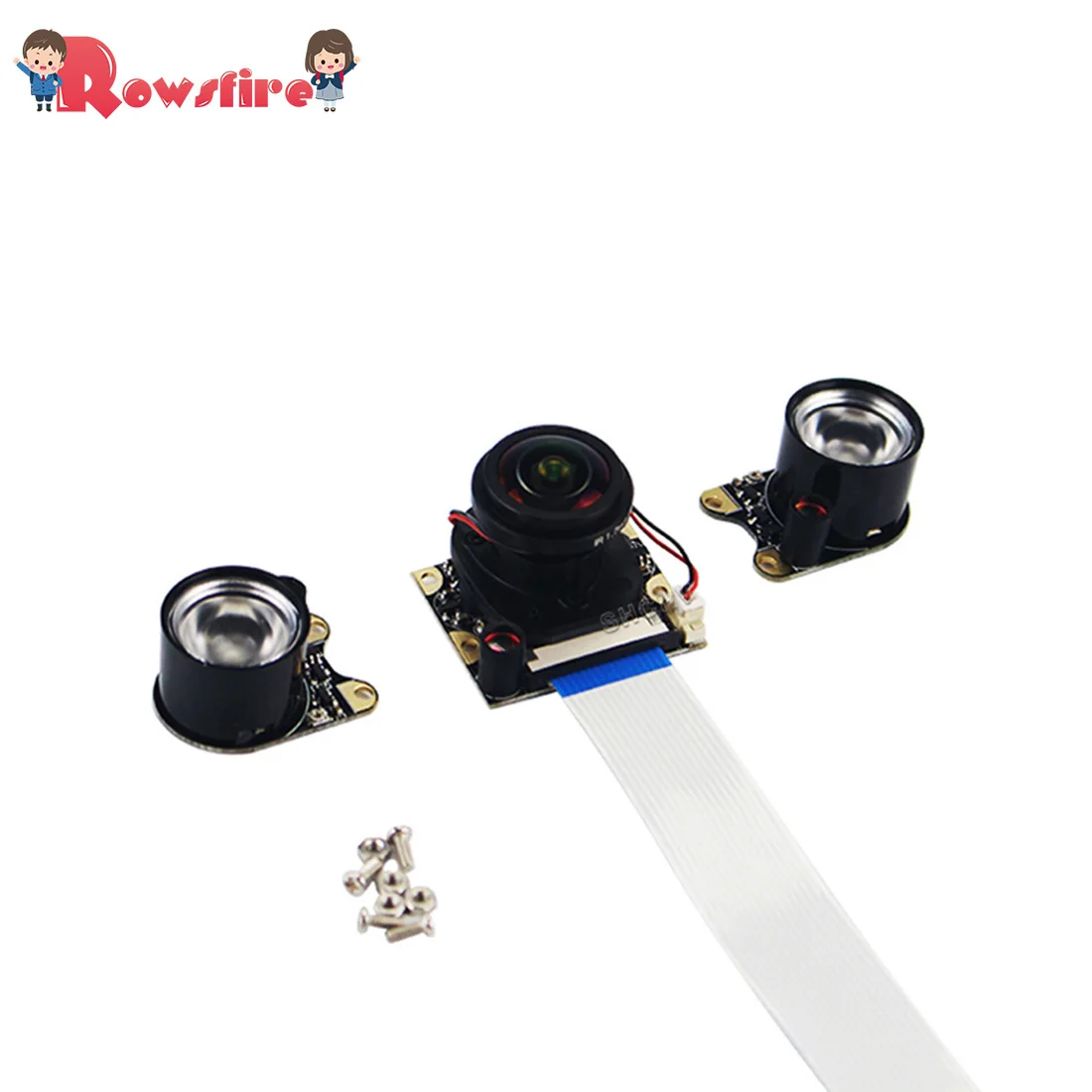1080P Camera Module Board 5MP 175° Fish Eye IR CUT Night Vision For Raspberry Pi