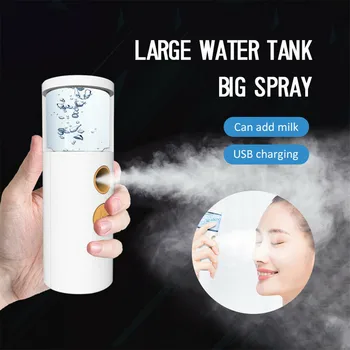 

top selling 2020 USB 20ml Rechargeable Face Nano Mist Sprayer Aroma Diffuser Humidifier Support Wholesale and Dropshipping
