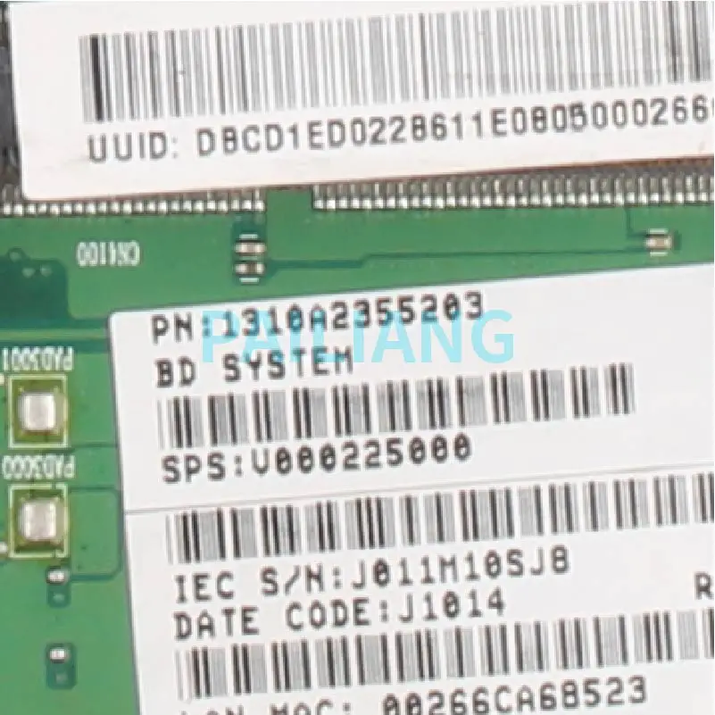 para Toshiba Satellite C650 Mainboard 6050a2355202-mb-a03-t1 Hm55 Placa-mãe do Portátil Ddr3 Testado ok V000225000 Placa-mãe para notebook - Imagem 4