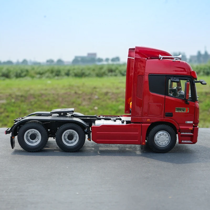 US $104.69 Foton Auman NZG 124 heavy machinery truck Daimler trailer diecast alloy engineering truck trailer model collection gift displa