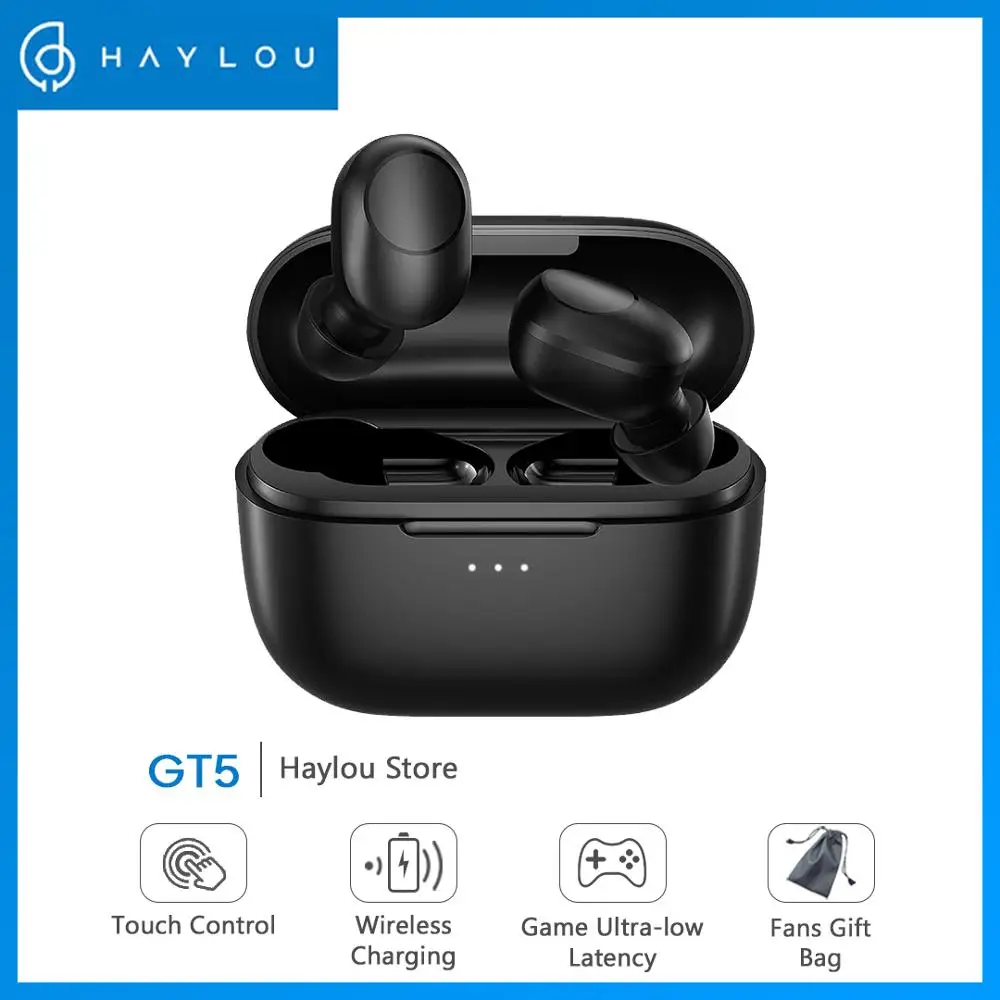 Bluetooth-Headset AAC Haylou Gt5 Wireless-Charging High-Quality Smart-Wear Stereo Battery