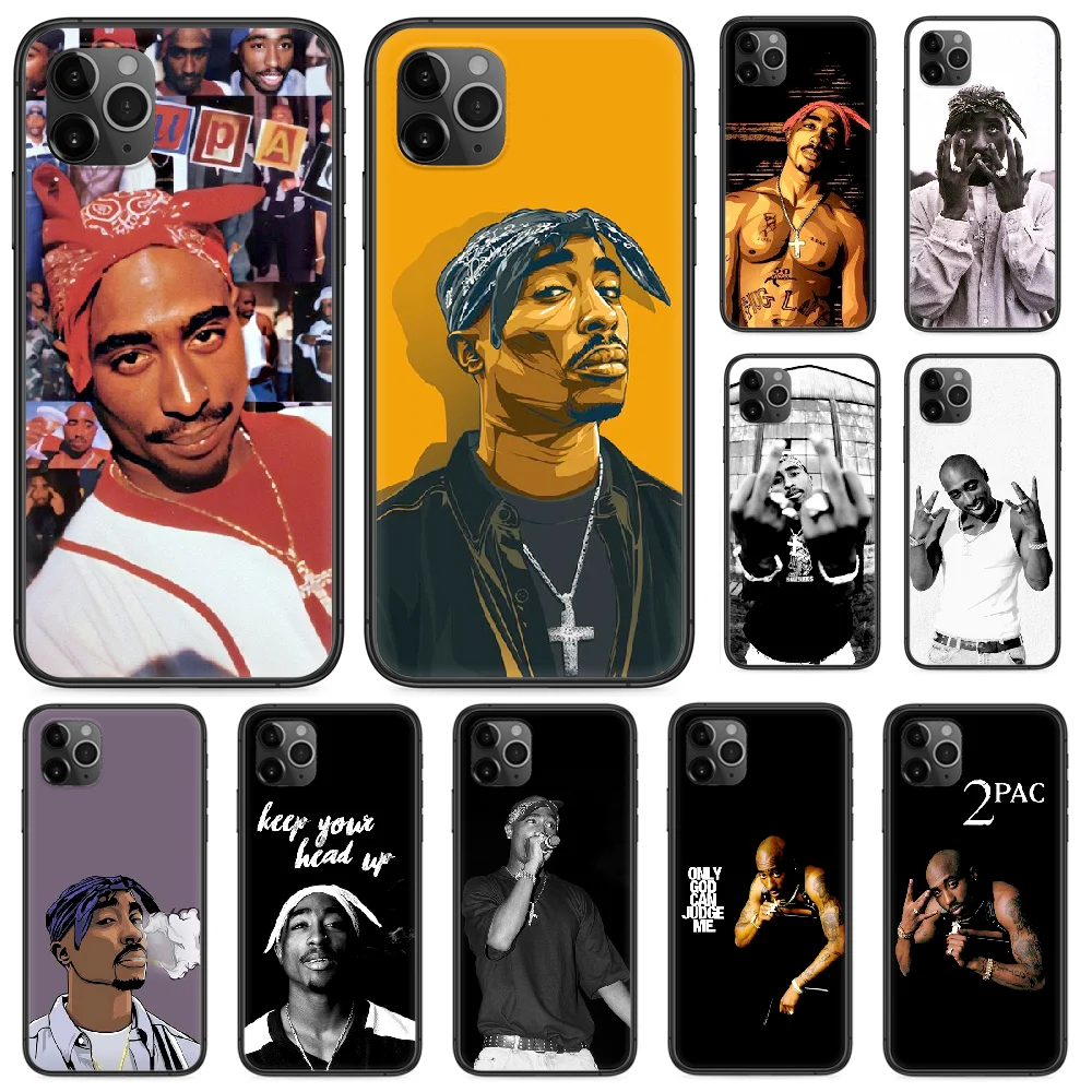 Чехол для телефона 2pac singer хип-хоп рэп-Тупак iphone 4 4s 5 5S SE 5C 6 6S 7 8 plus X XS XR 11 12 mini Pro Max 2020