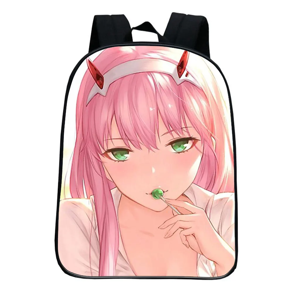 DARLING In The FRANXXr Anime School Bag Laptop Backpack Unisex Travel Backpack Girl Shoulder Bag  .Support custom