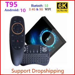 Best Smart TV box 2020 T95 plus HD 6K Android 10.0 Allwinner H6 4GB 64GB 32GB Wifi Media Player PK X96Max plus TXS9 Android box