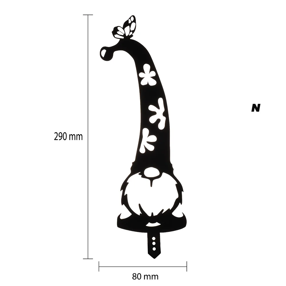 Nano Da Giardino Per Esterno In Ceramica Gnomo Simpatico H 32 Cm Fiore 87885141