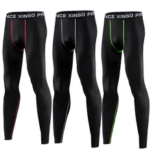 Обтягивающие мужские быстросохнущие баскетбольные леггинсы, одежда для фитнеса, компрессионные штаны для пробежки, Стрейчевые быстросохнущие штаны