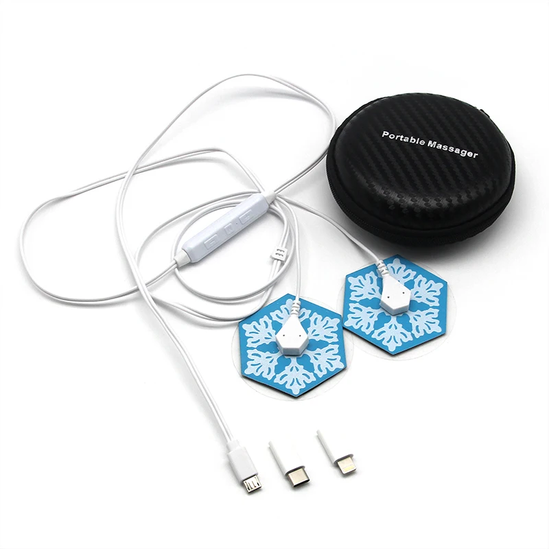 Портативный электронный массажер для тела устройство цифровой терапии 6