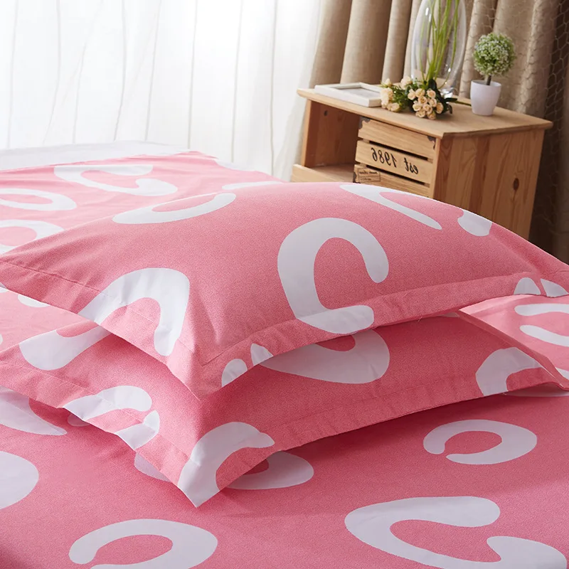 

Матовая утолщенная наволочка с принтом, Модная хлопковая наволочка для постельного белья, мягкая удобная эргономичная наволочка, 2 шт.