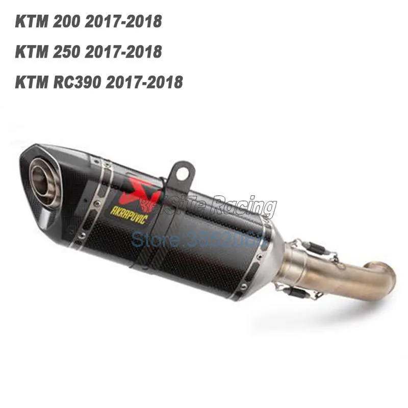 Мотоцикл Akrapovic выхлопная труба мотоцикл выхлопной глушитель Escape подходит для KTM200 KTM250 KTM RC390- год