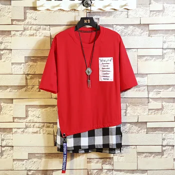 

Short Sleeve T Shirt Men 2020 Chinese Style Summer Loose Tshirt Top Tees HIP HOP PUNK ROCK Fashion Clothes Plus Size M-4XL 5XL