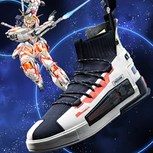 361 GUNDAM прогулочная обувь Новое поступление вторая серия Единорог Дышащие Беговые Спортивные кроссовки Ограниченная серия 671936639F