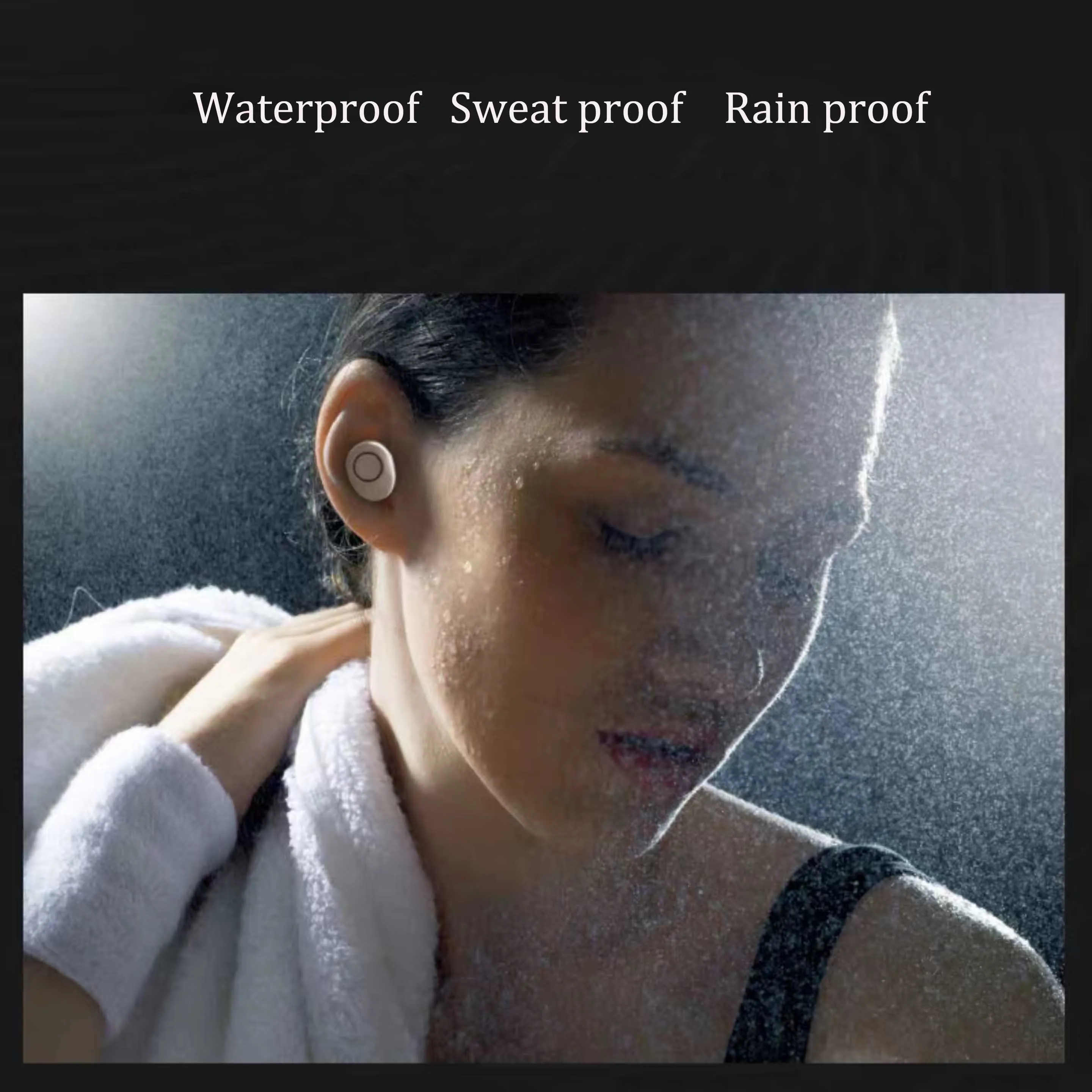 Trembolo Bluetooth 5,0 настоящие беспроводные наушники водонепроницаемые в режиме ожидания 30h прохладные цветные огни с высоким уровнем шума