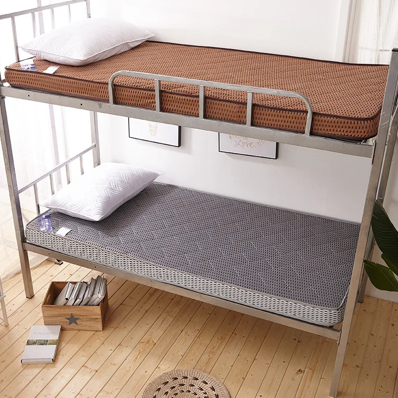 VESCOVO 90*200 100*200 hard cooling Mattress topper twin size tatami student matras bed topper 120*200