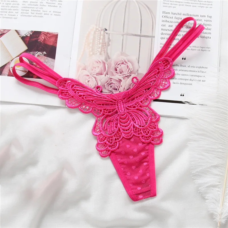 Сексуальное эротическое белье трусики женские стринги кружевная вышивка