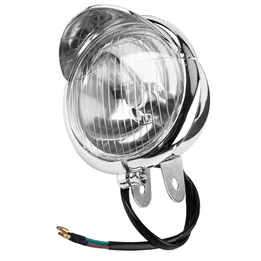 12v универсальный цвет хром из АБС пластика для мотоцикла свет Противотуманные