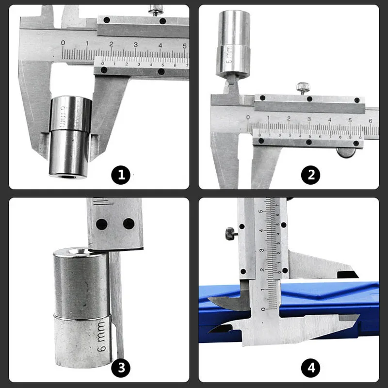 Штангенциркуль " 0-150 мм 0,02 мм Металлические Штангенциркули манометр микрометр измерительные инструменты