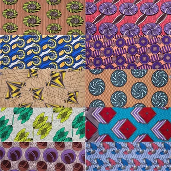 

Ankara African Prints Patchwork fabric Real wax Breathable Block Tissu for Women Dress Sewing Craft DIY material 100% polyester