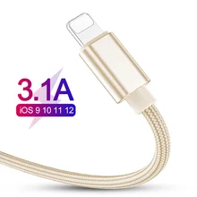 0,25 м 1 м 2 м 3 м Плетеный usb кабель для зарядки и передачи данных для iPhone 5 5S 5C 6 6S 7 8 Plus X XR XS MAX 11 usb ЗУ для мобильного телефона Кабели