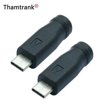 

3pcs DC Type-c female to 5.5*2.1 female Connector 5521 Power Jack DC Power Conector 5.5x2.1 adapter USB Type C Converter