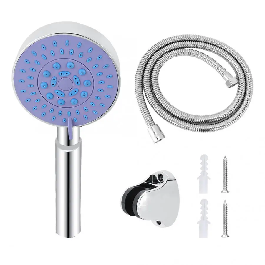 Regadera para ducha G1/2in ручной душевой набор, душевой шланг опрыскиватель, кронштейн, Комплект принадлежности для ванной комнаты, душ с дождевой насадкой