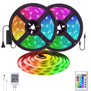 

32.8Ft 5050 RGB LED Strip Lights Colour Changing Lighting IP65 WaterProof 12V 300LED