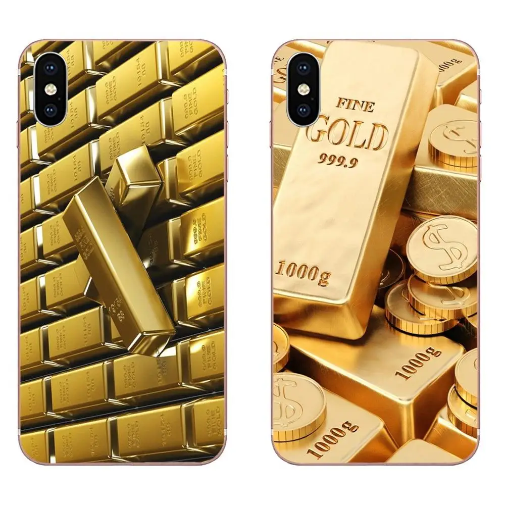 Тонкий Золотой металлический принт для Xiao mi 3 4 4C 4i 5 5s 5X6 6X8 SE Pro Lite A1 Max x 2 Note TPU
