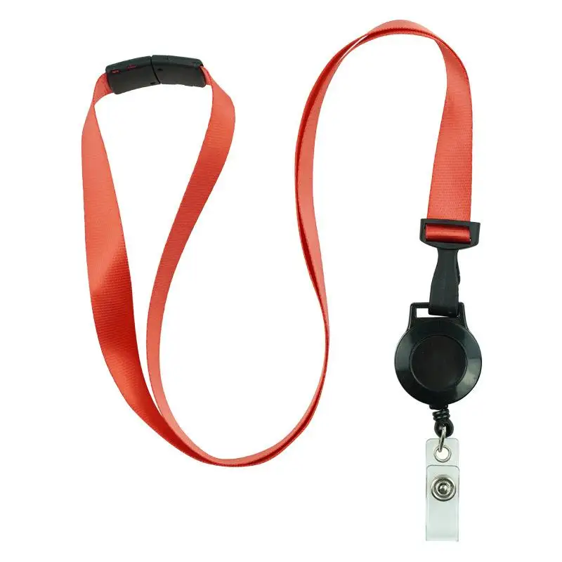 

1pc Retractable Lanyard with Badge Reel Neck Strap for Staff Work Card ID Tag Keys Rope Badge Reels 46cm