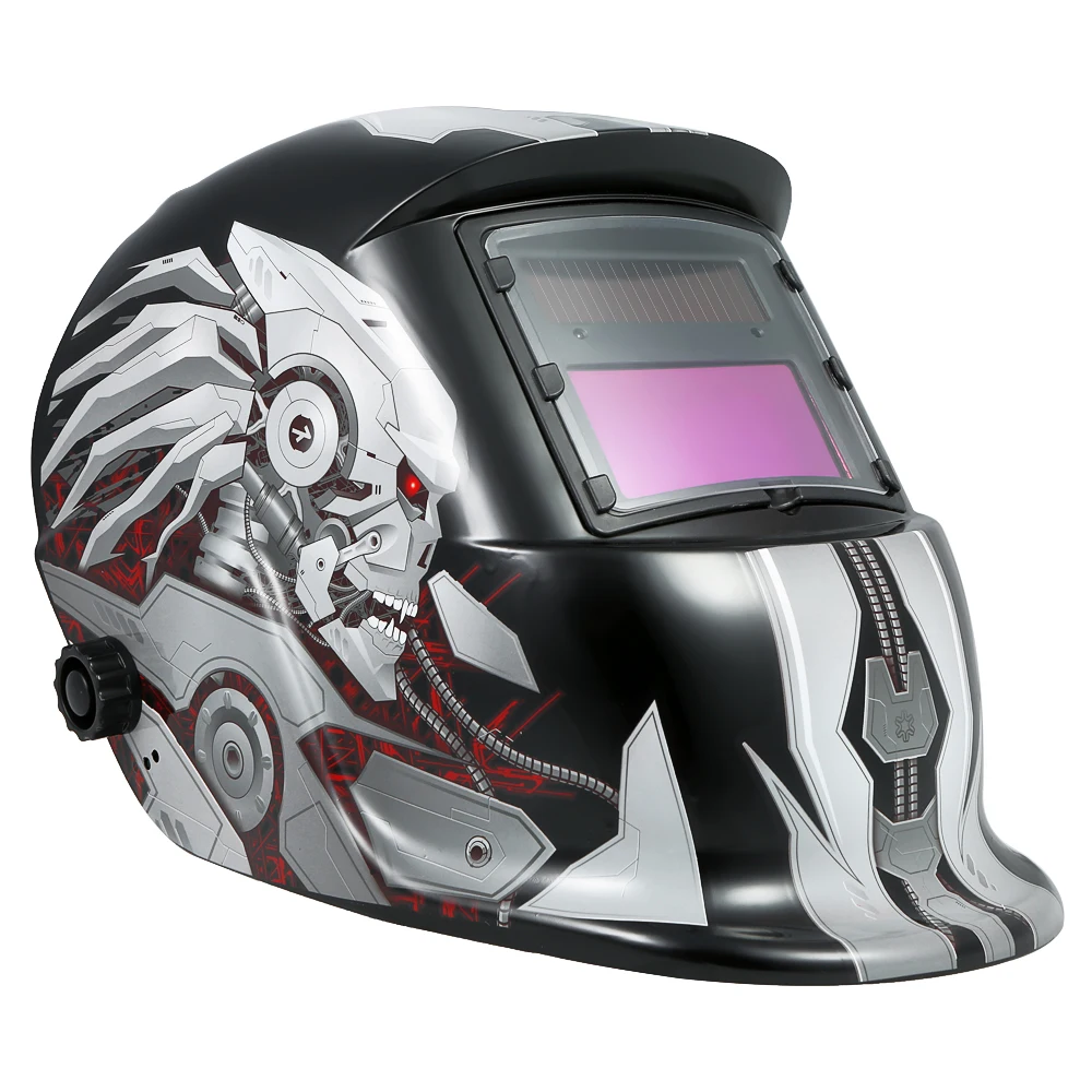 

Hot Professional Solar Energy Auto Darkening Electric Welding Helmets Robot Style Welding mask welder Cap TIG MIG Grinding Mask