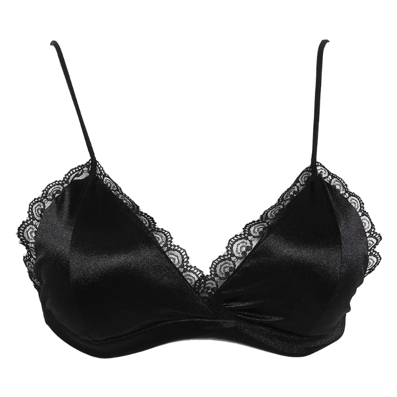 Женский сексуальный кружевной бюстгальтер без косточек Bralette с эластичной лентой нижнее белье
