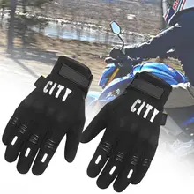 Мотоциклетные Перчатки ночного видения отражающие перчатки сенсорный экран водонепроницаемый полный палец гонки Guantes черные зимние теплые Floves
