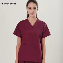 Высококачественная медицинская хирургическая униформа, больница, медсестры, скраб, топы, салон красоты, стоматологическая клиника, аптека, ветеринар, Униформа, Новинка