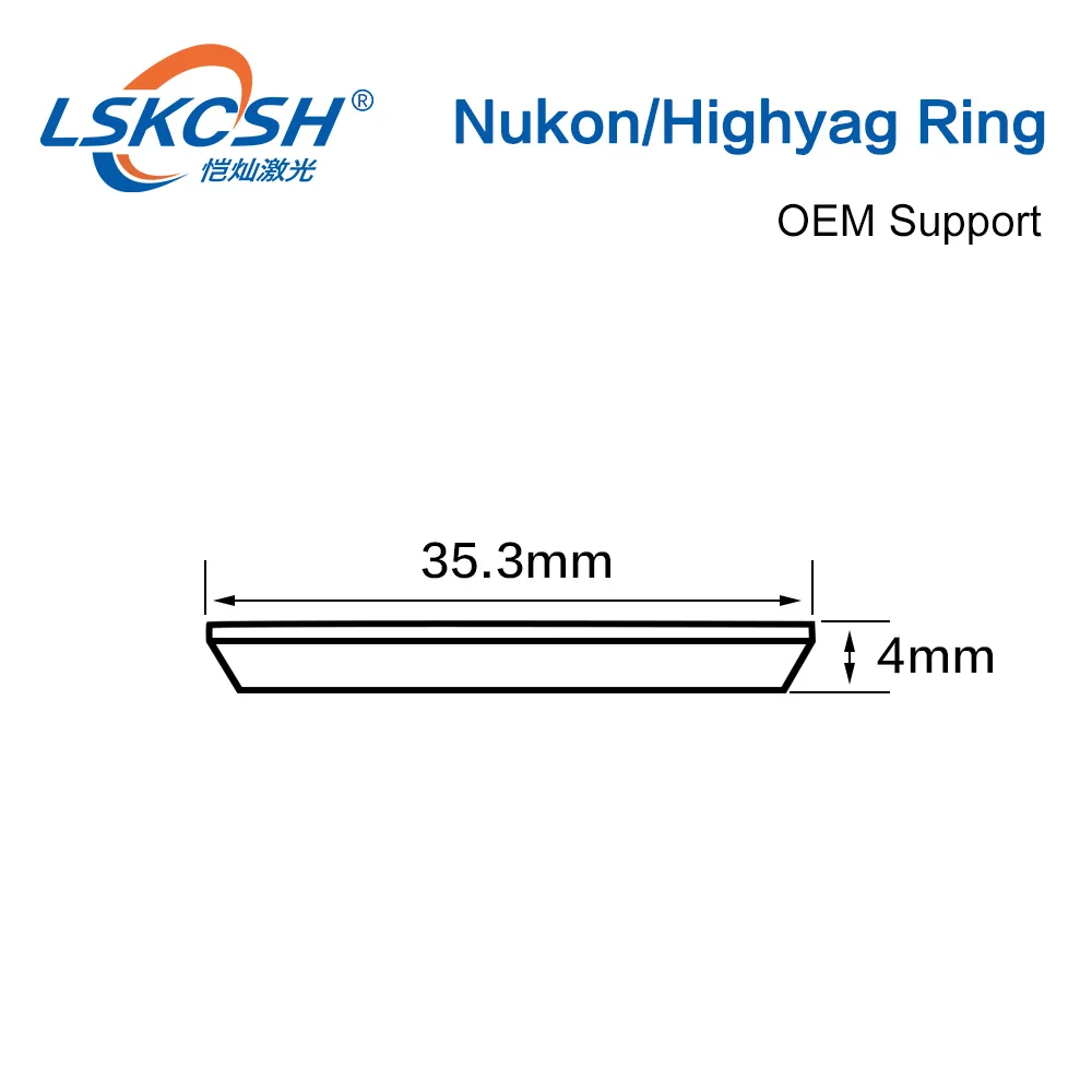 LSKCSH 10 шт./лот Highyag/NUKON керамическое кольцо с фабрики профессиональный поставщик волоконного лазера запасные части расходные материалы