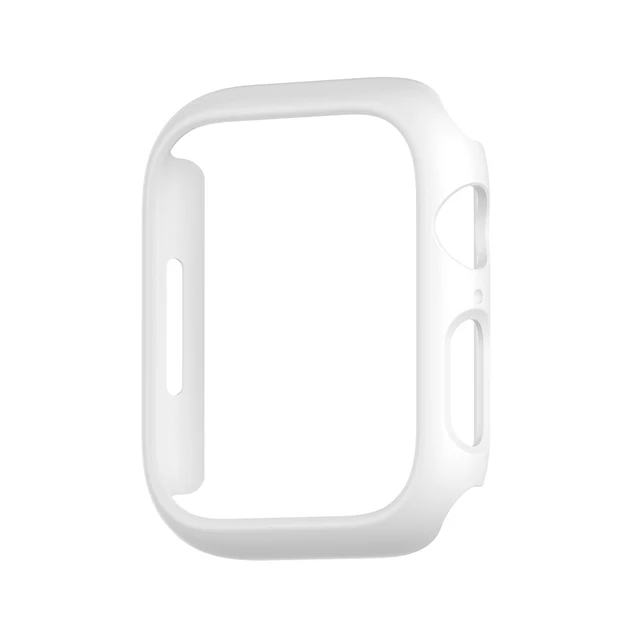 Compatible  Apple Watch Case 45mm Series 7,Hard PC Bumper Protective Cover Frame,NO Screen Protector,for iWatch Series 7 41mm White