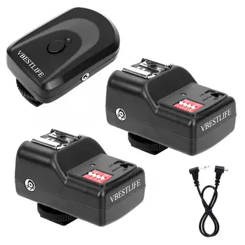 

16 Channel Wireless Remote Speedlight Flash Trigger Flasher Synchronizer Receiver For Canon for Nikon for Sony for Pentax DSLR