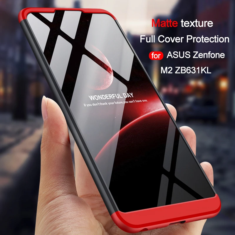 360 Full Cover Phone Case For ASUS Zenfone Max Pro M2 ZB631KL ZB633KL Pro M1 ZB602KL 602KL ZB 602 602KL Case Hard PC Shockproof