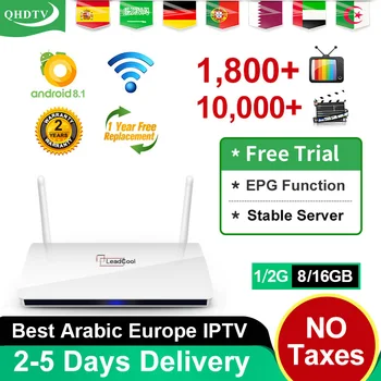 

Europe Arabic IPTV Box Leadcool Android IP TV QHDTV 1 Year Subscription IPTV Belgium Dutch Arabic IPTV no app included Smart box