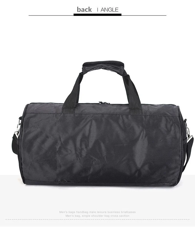 new one shoulder portable fitness bag short-distance travel bag duffel bag men and women cylinder yoga bag sports bag