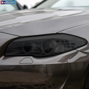 

2 Pcs Car Headlight Protective Film Headlamp Transparent Black TPU Sticker For BMW 5 Series GT F07 F10 F11 G30 G31 Accessories