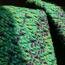 Зеленый свитер осень зима толстое шерстяное пальто плед зеленый дизайнер Оригинальные ткани для лоскутов