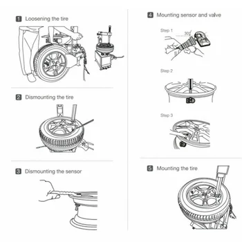 

Detection System Tire Pressure Sensors Accessories ABS High sensitivity