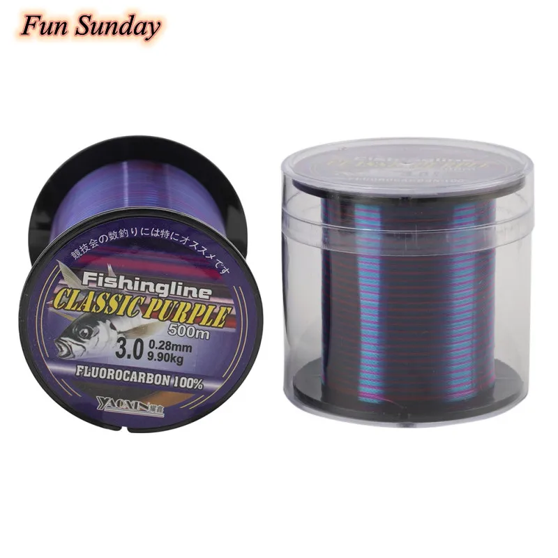 1/2/3/500M Nylon Fishing Line Japanese Durable Monofilament Rock Sea Fishing Line Thread Bulk Spool All Size