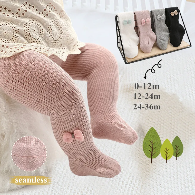 Baby Girls Tights Pantyhose Bowknot Toddler Pants Newborn Tight Bebe Fille White Gray Pink Black Wholesale Free Drop Shipping Tights Aliexpress